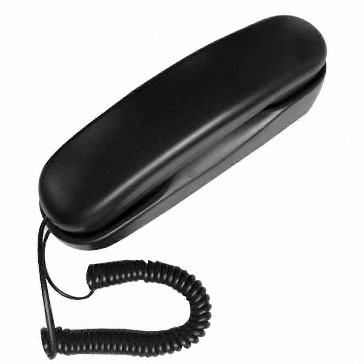 Wall-Mounted Telephone, Compact Design for Hotel, Home, Bathroom, School, or Office Use Fixed Phone with Wired Connection