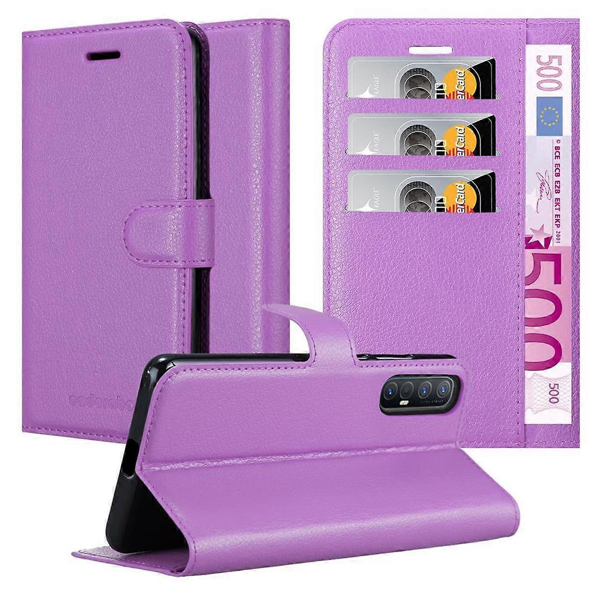 Oppo FIND X2 NEO Case - Protective Case with Card Slots and Stand Function