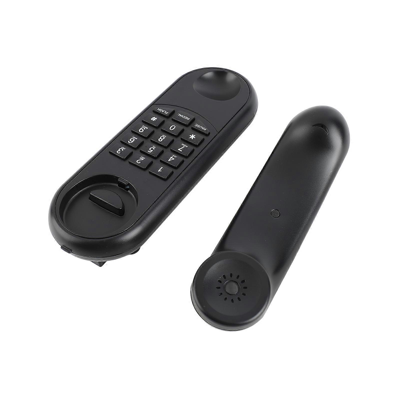 Portable Corded Telephone with Pause, Redial, Flash 21x7.2x6.7cm