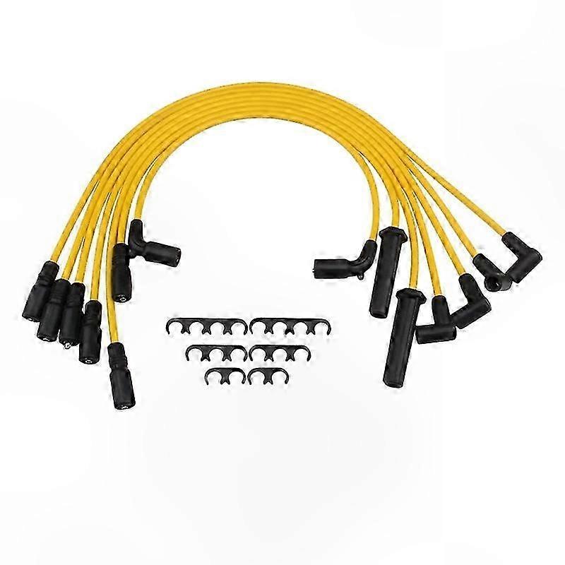 8MM Spark Plug Wire Set 7 Pieces for Enhanced Engine Performance 5.7L V8 Upgrade Car Component