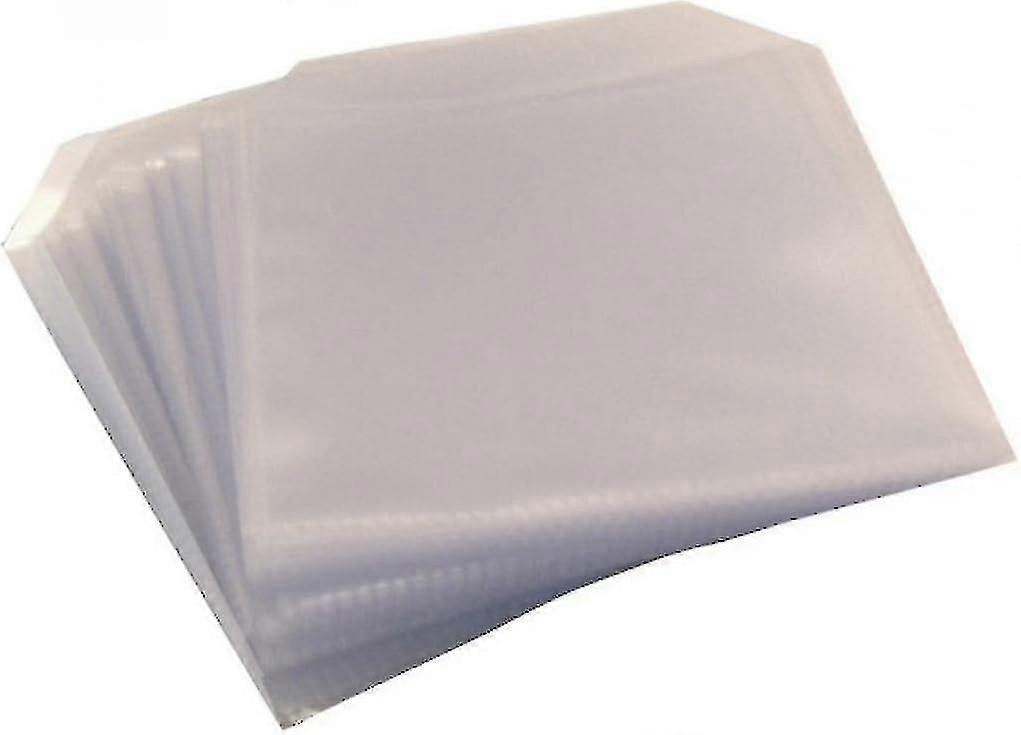 50 Pack Clear CD/DVD Disc Cases with 80 Micron Sleeves