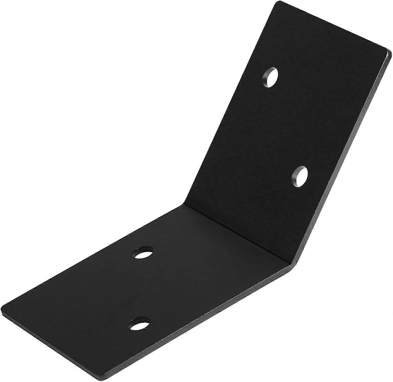 SeraphinaT 2 Pack 5" Width Black Flush Inside 45 Degree Angle Brackets for 6x6