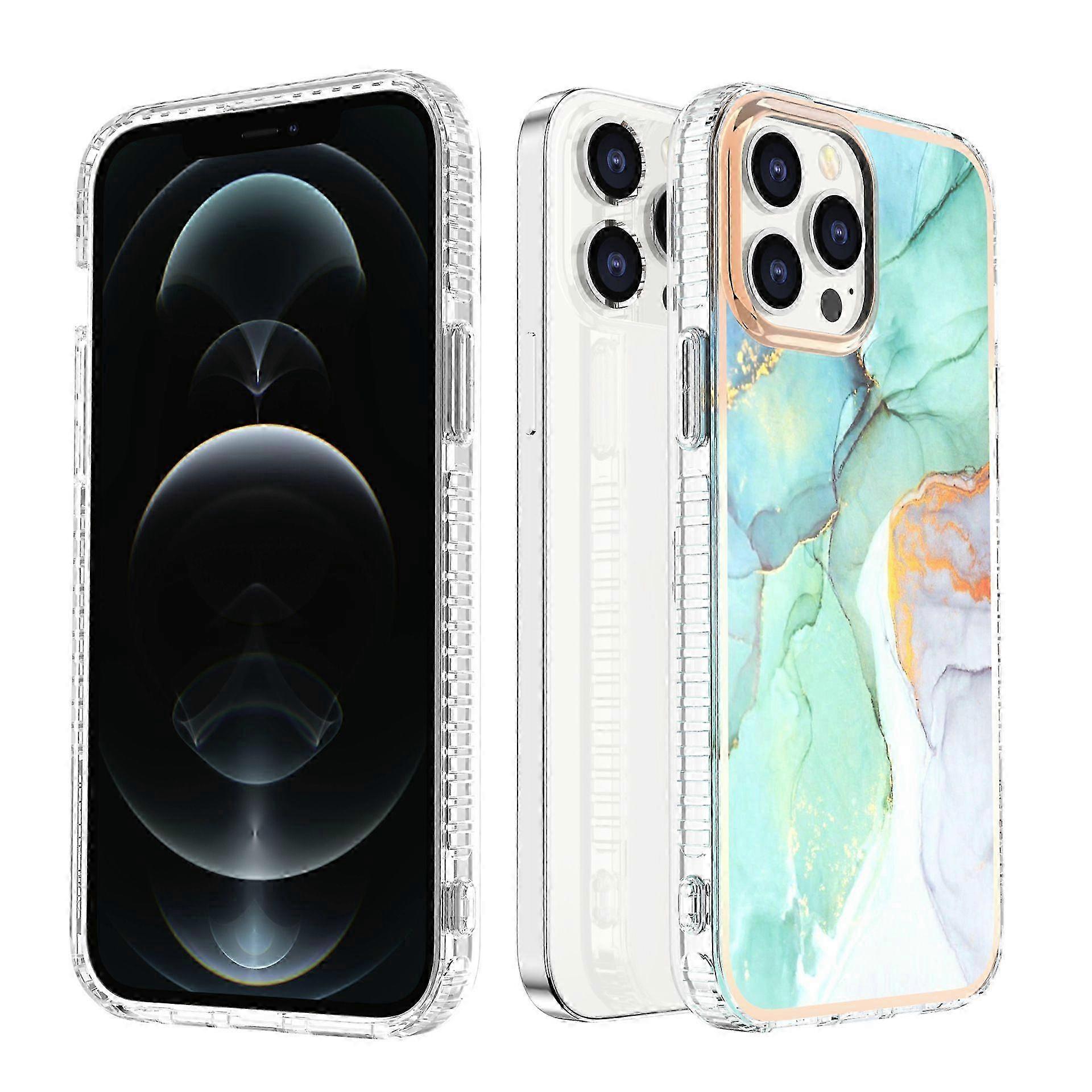 Compatible iPhone iphone12pro Case, Marble Pattern Heavy Duty Shock Resistant Drop Girls Women's Protective for iphone12pro