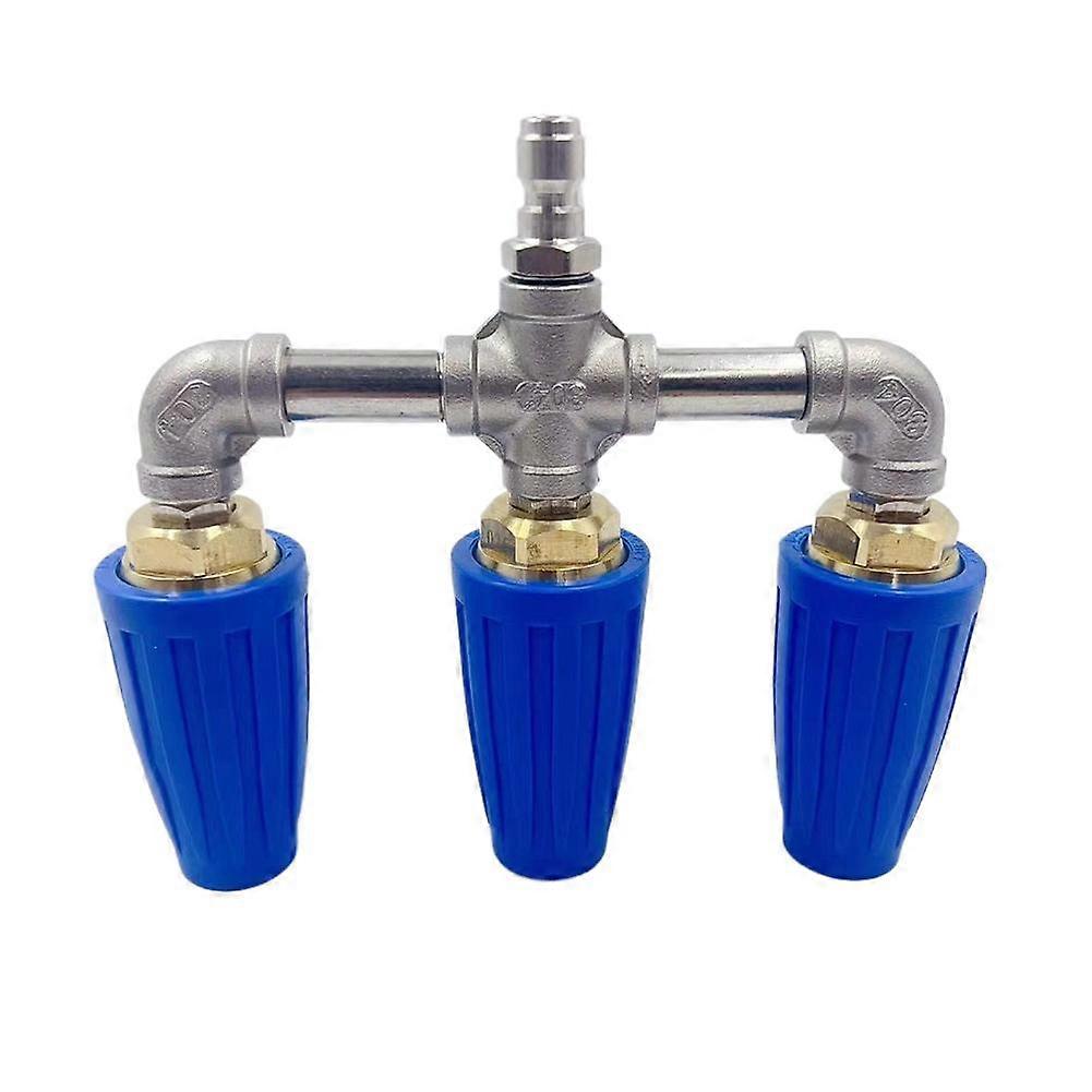 4000Psi High-Pressure Water Gun Rotating Nozzle Copper Multi Pass Nozzle