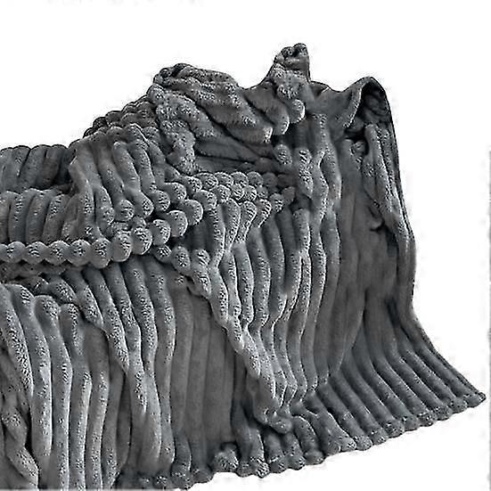 Winter Blanket Ultra-Soft Double-Sided Plush Comfort Pure Color Maximum Comfort Microfiber Super Warm Sofa Bed Office Nap Winter Blanket