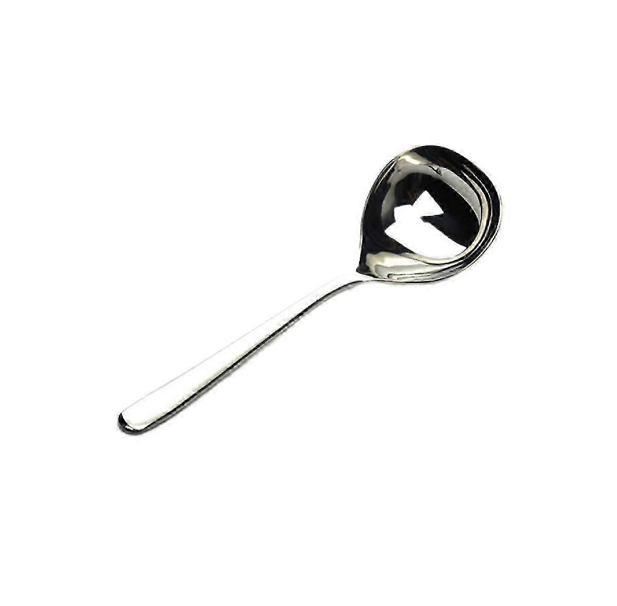Soup Spoons, Premium Soup Spoons Stainless Steel Large Round Spoons, Heavy-Weight Round Deep Bowl Spoons Set Flatware Set