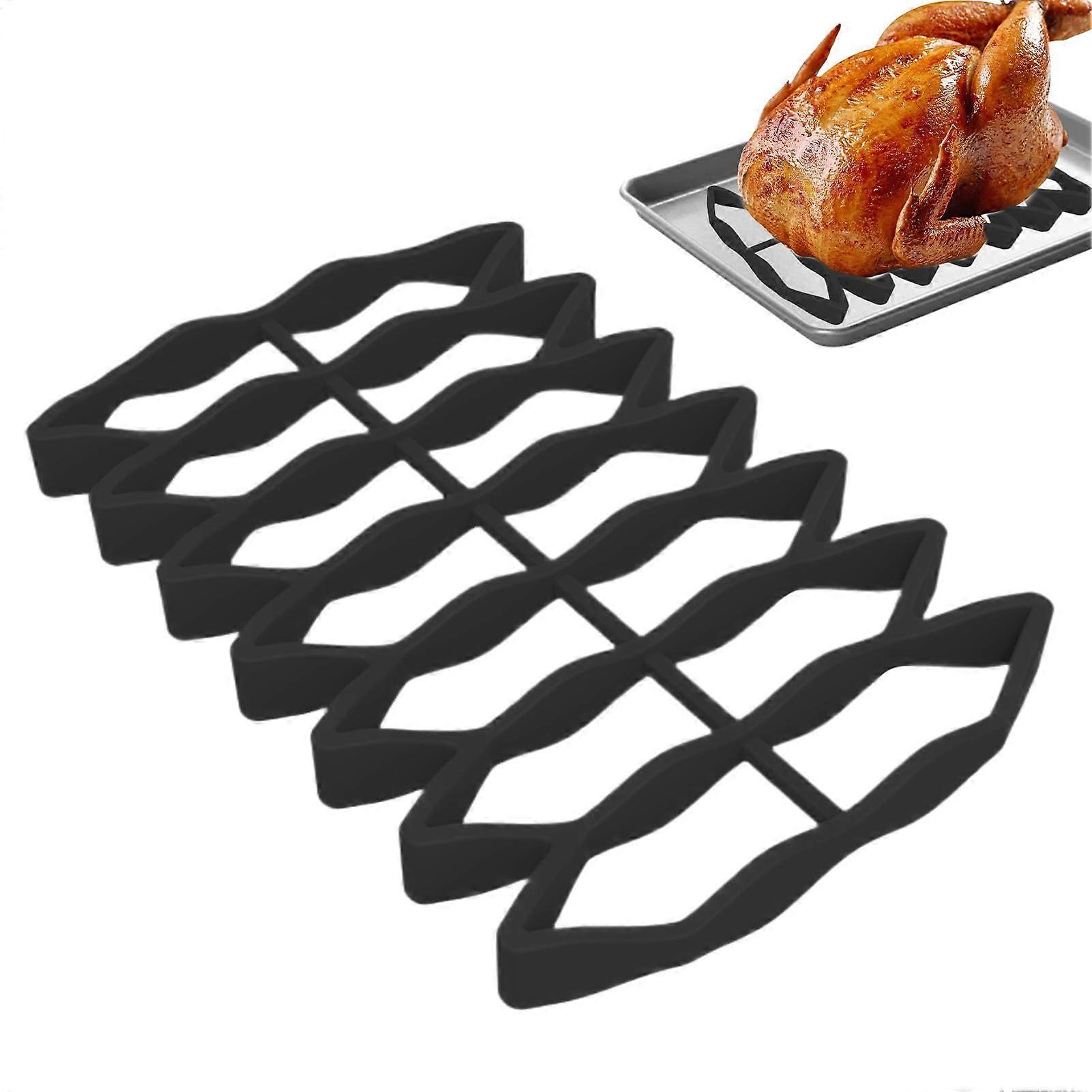 Oven Rack Silicone Oven Roasting Rack For Grilling And Steaming, Oven Safe Silicone Roasting Rack, Baking Rack