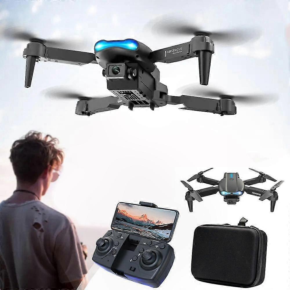 Remote Control Quadcopter with Dual HD Cameras, Altitude Hold, Headless Mode, Speed Control for Kids & Adults