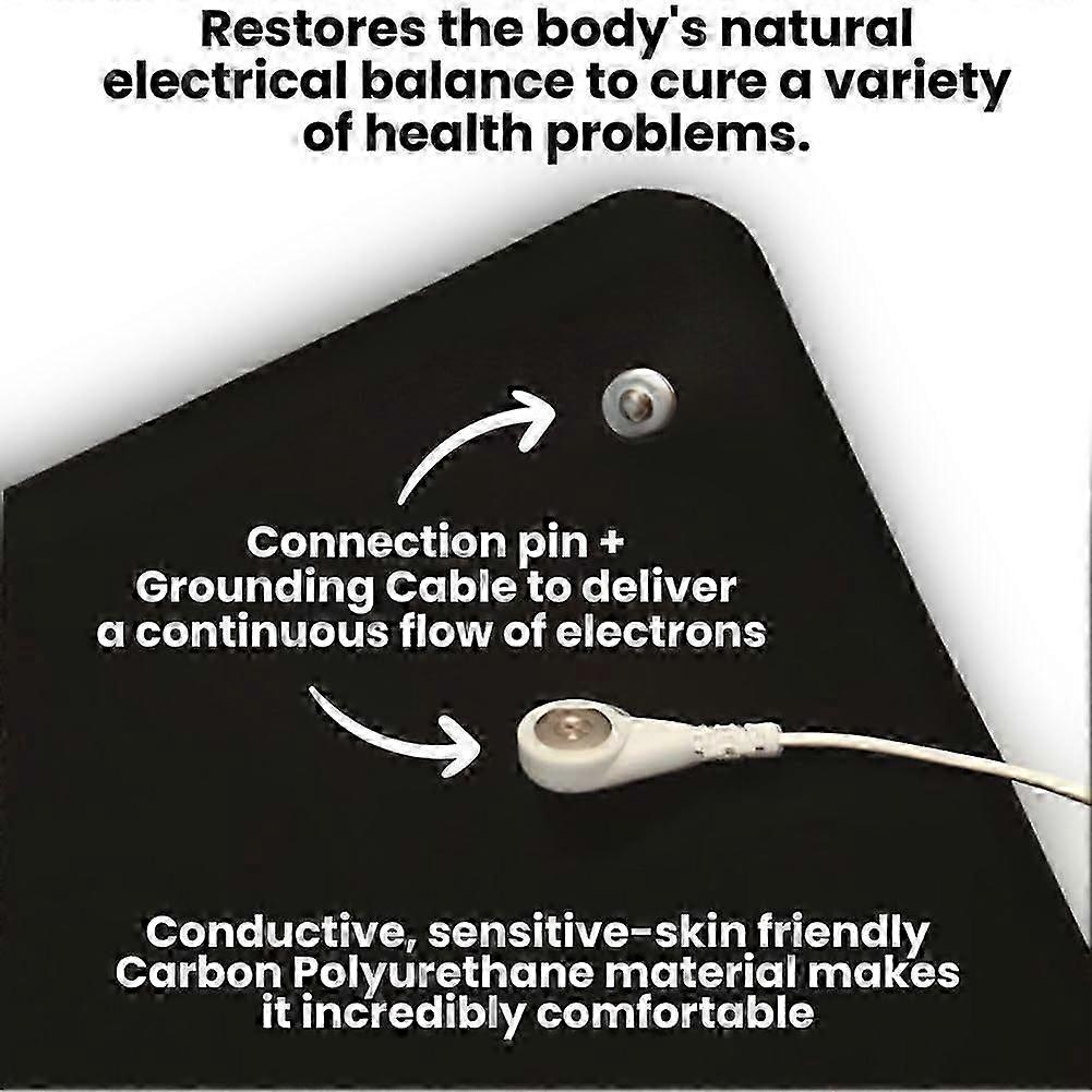 conductive grounding pad for sleep work and home office