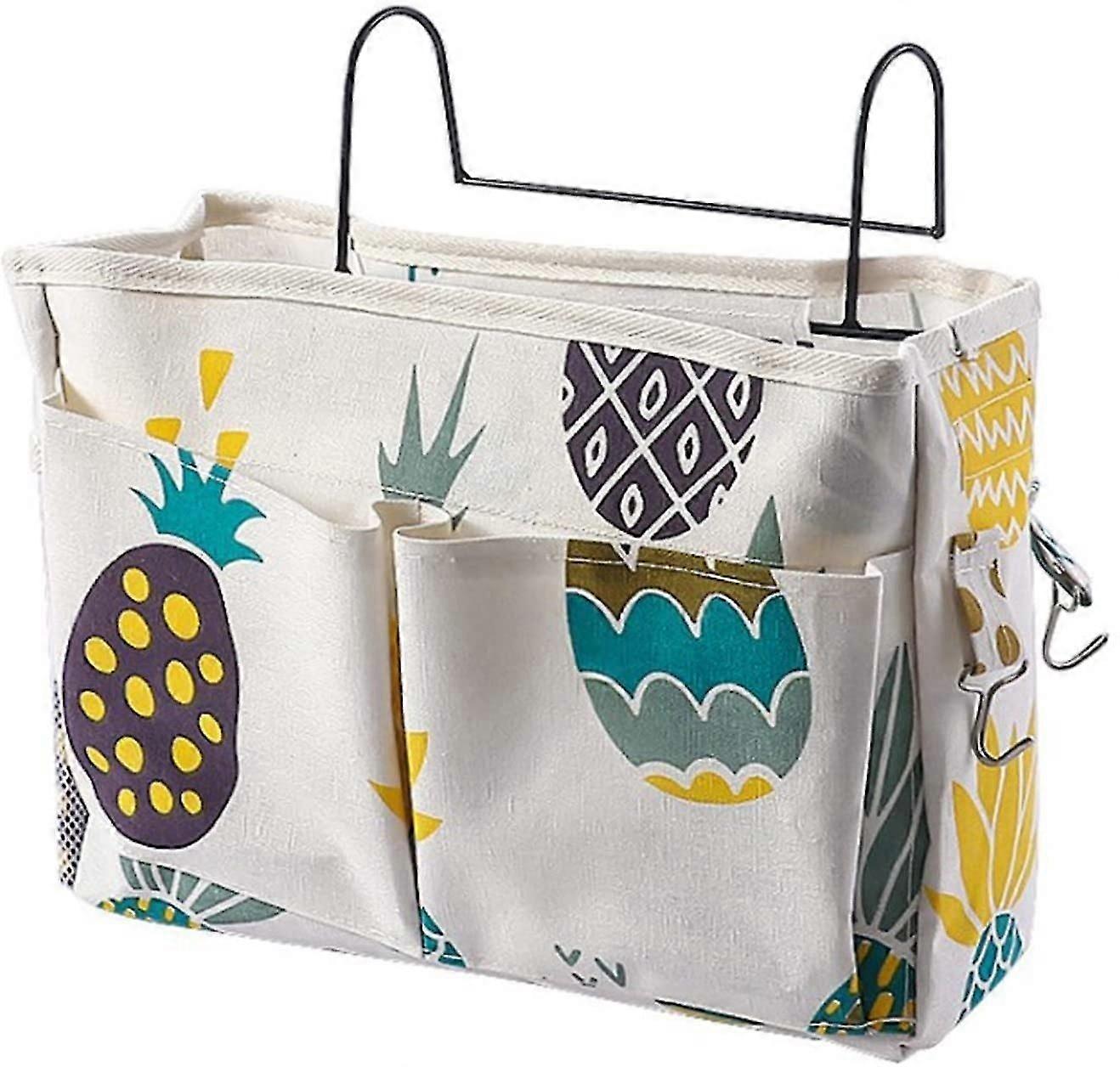 Bedside storage basket, hanging storage bag, multifunctional storage bed bag basket