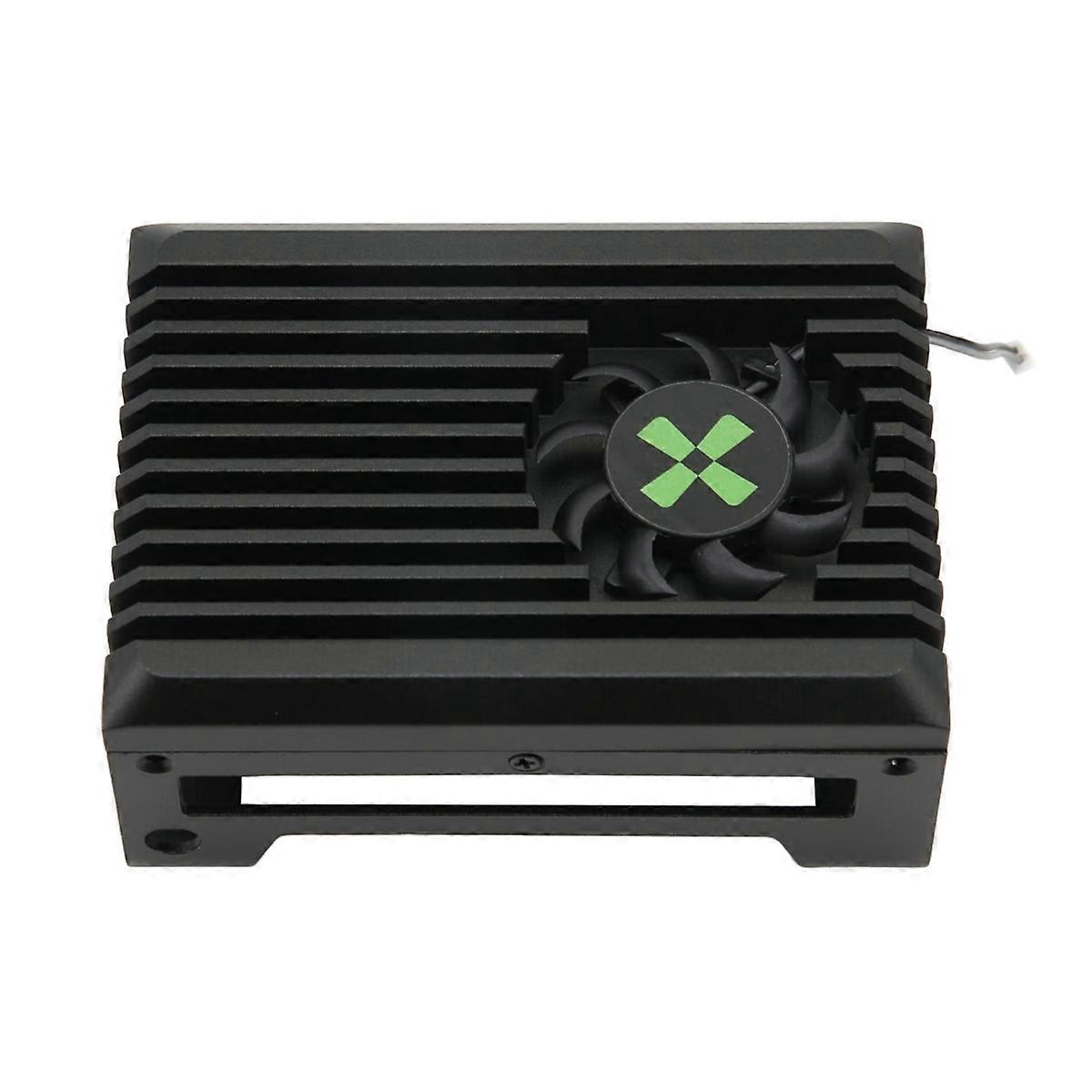 For Radxa X4 Heatsink with Fan Metal Heat Sink Easy to Install and Remove Supports Active Cooling