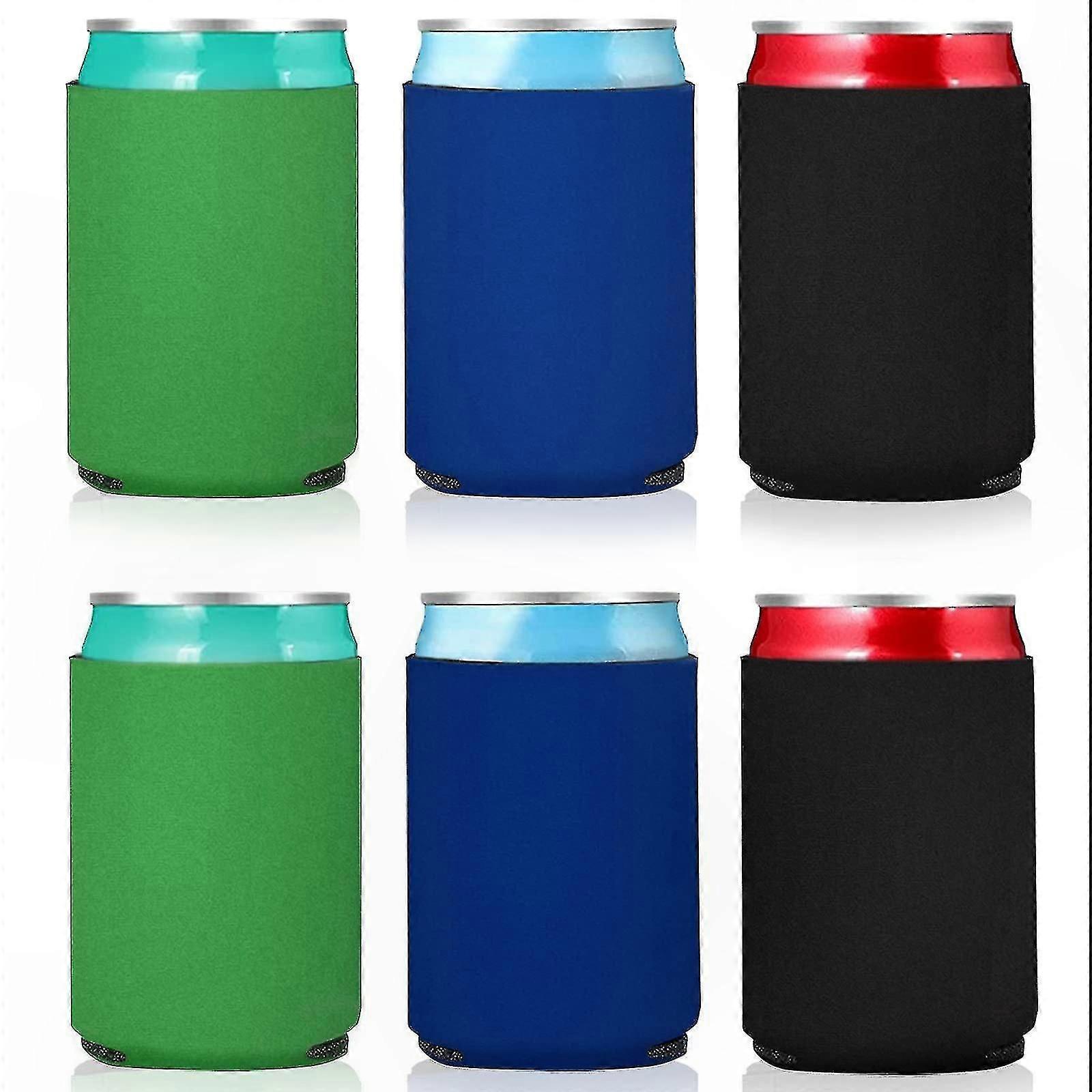 Collapsible Insulated Bottle Coolers, Set of 6 Can Coolers for Parties, Fits 330ml Bottles