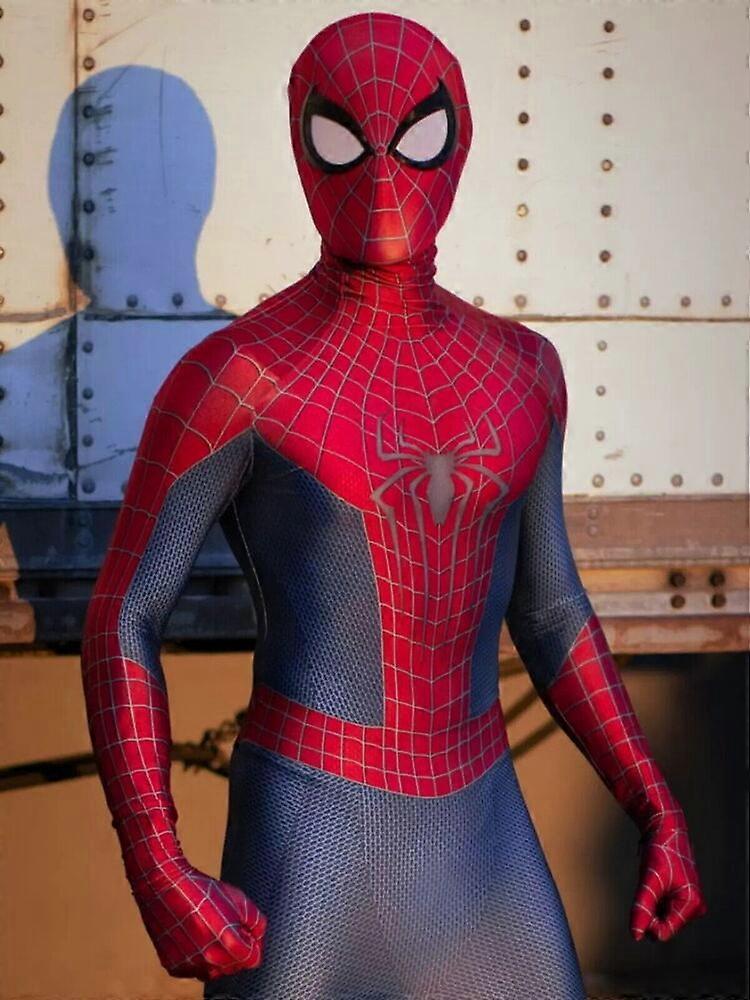 The Amazing Spider-man Cosplay Jumpsuit TASM2 Set Adult Children's Costume Halloween