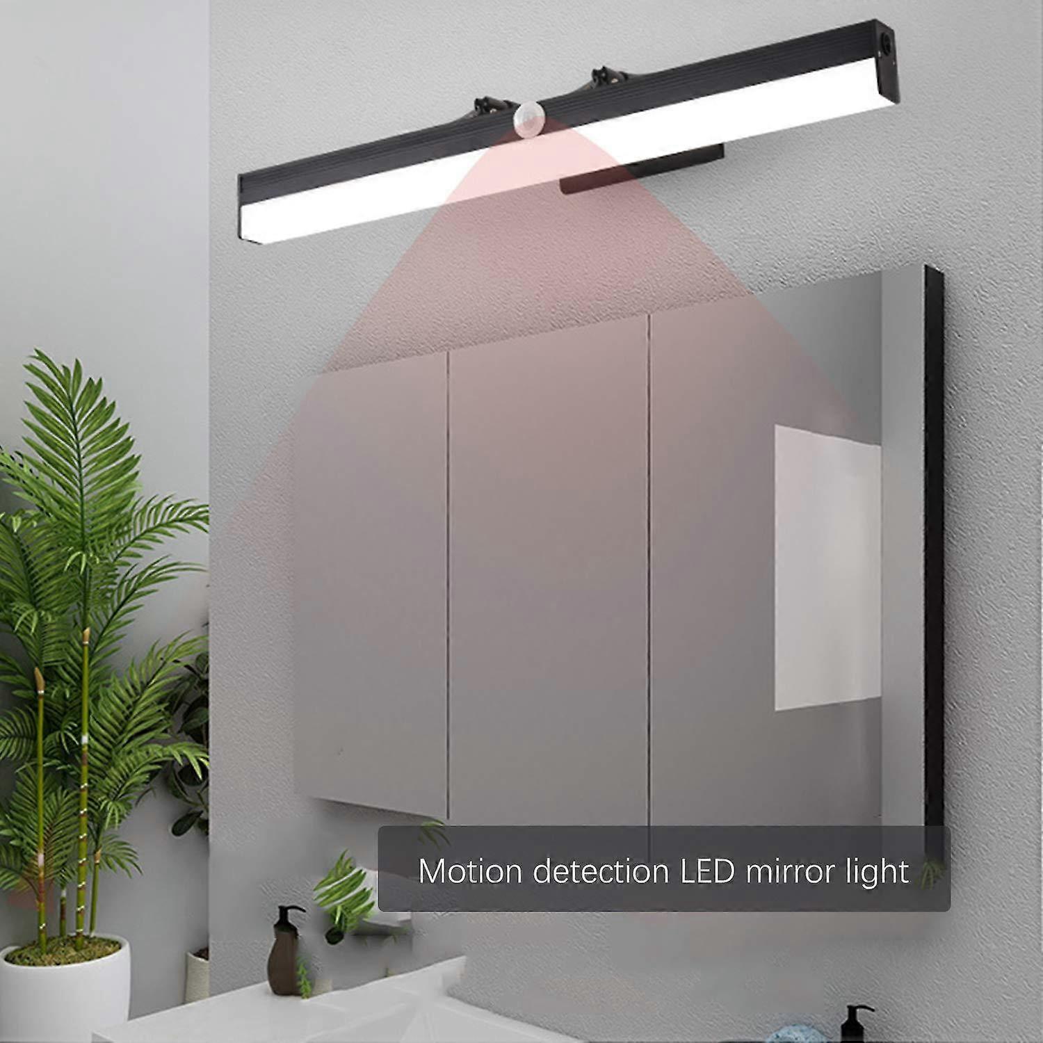 LED Bathroom Mirror, Motion Detector Wall Mounted Bathroom Vanity Mirror Lights