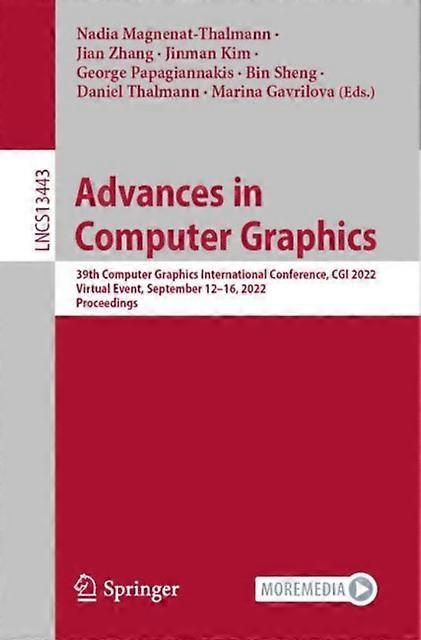 Advances In Computer Graphics 39th Computer Graphics International Conference - Springer Nature B.V