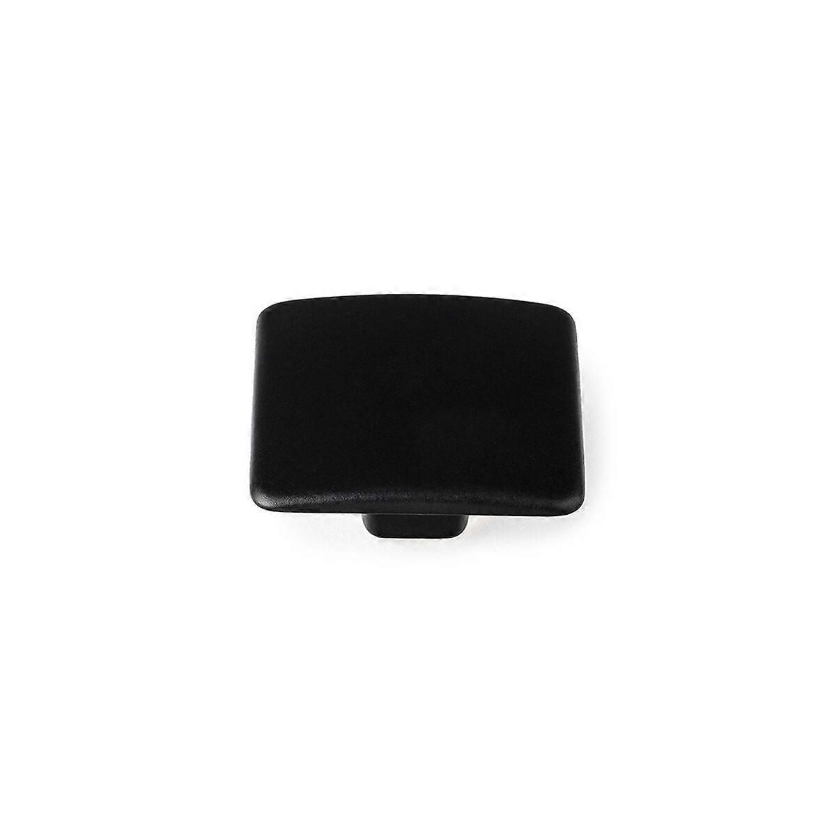 Doorknob Rei 782 Matt Black Metal 4 Units (37 x 37 mm)