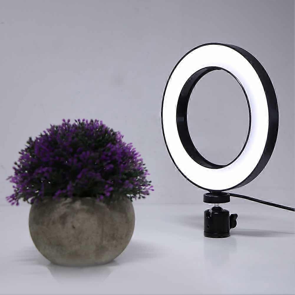 6 Inch Dimmable LED Camera Ring Light with Tripod & Phone Holder