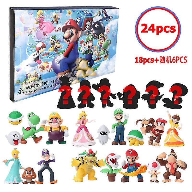 Christmas calendar with cute characters from the gaming world