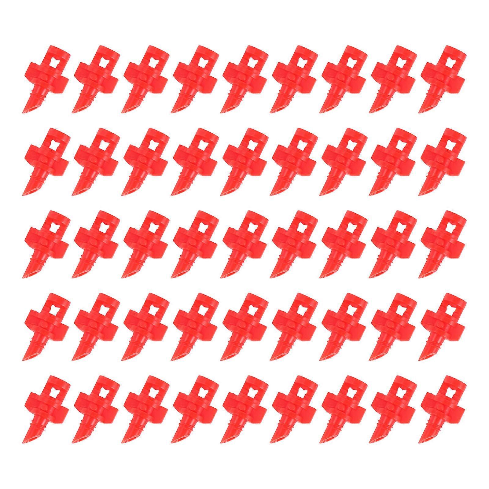Red Lawn Sprinkler Nozzle for Garden Irrigation 50Pcs Pack