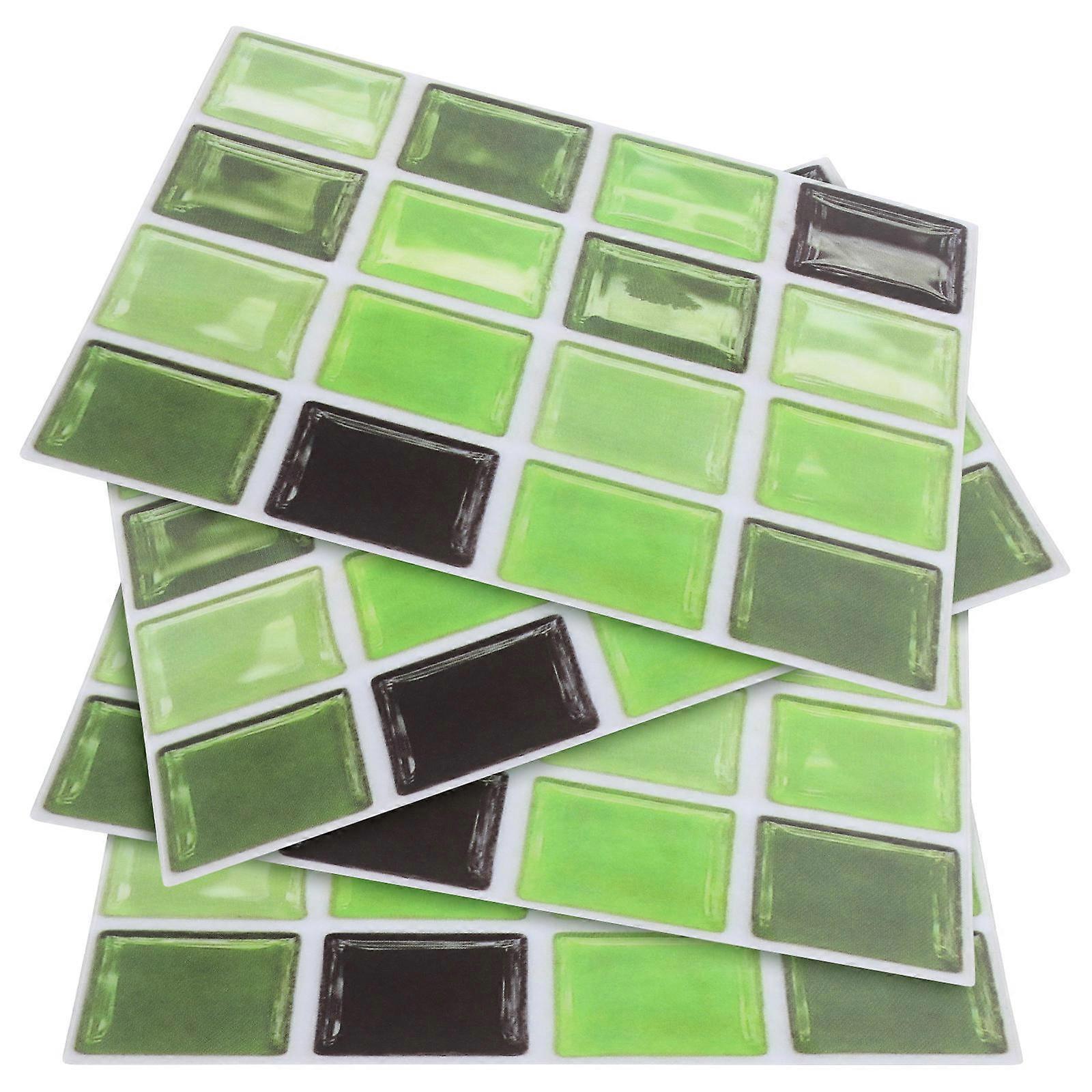 PVC Tile Stickers for Decoration with Smooth Surface Design 10Pcs Indoor Use