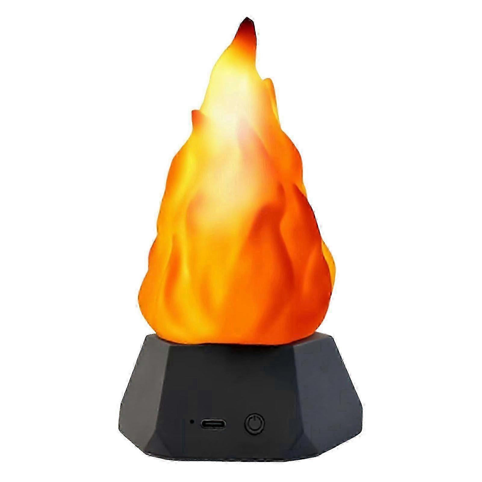 LED Simulated Flames Light - Safe, Energy-Saving Fake Fire Lamp for Cozy Living Room, Halloween Party, Bedroom, and Holiday Decoration