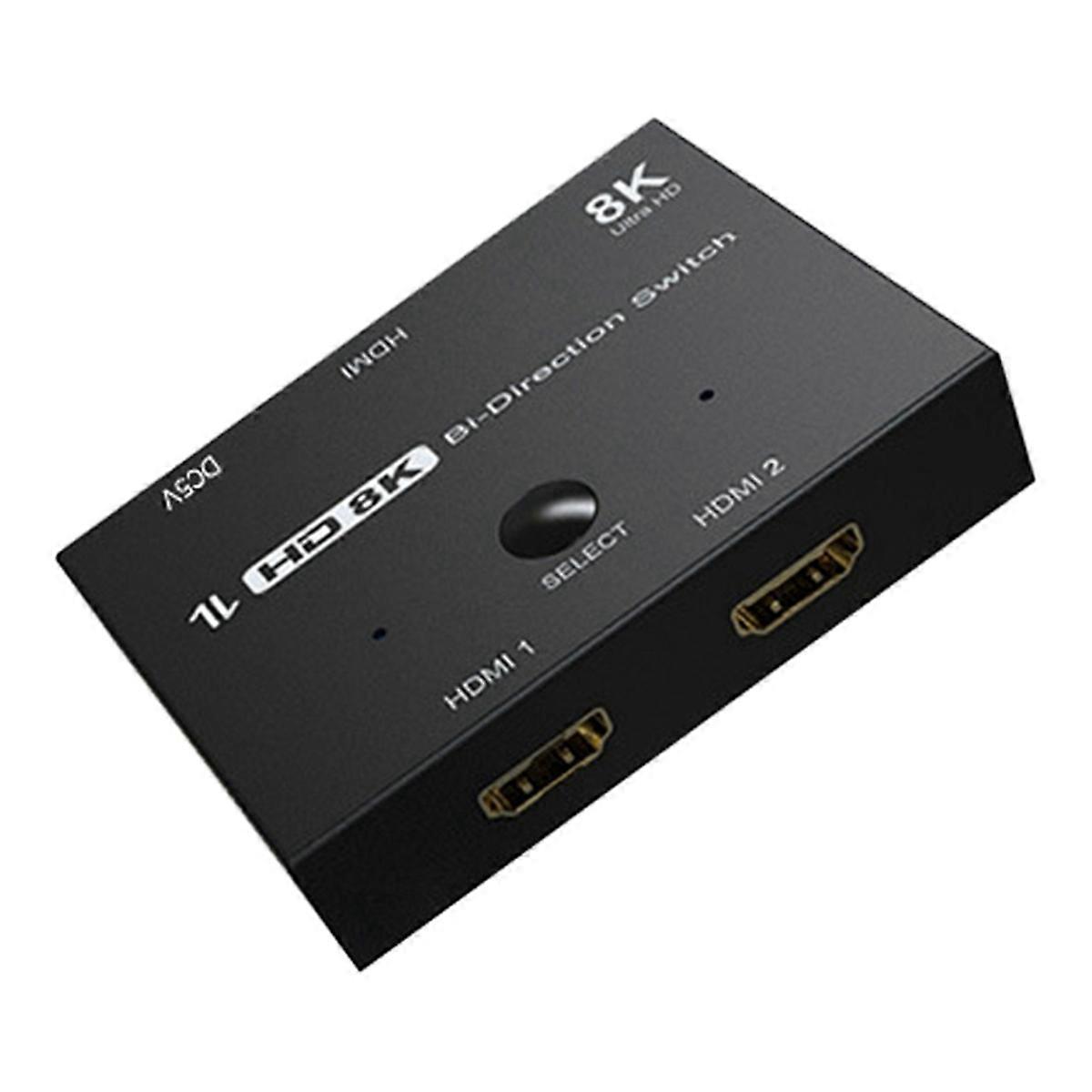 8K Switch Splitter Converter 2.1 HD Bi-Directional Switcher