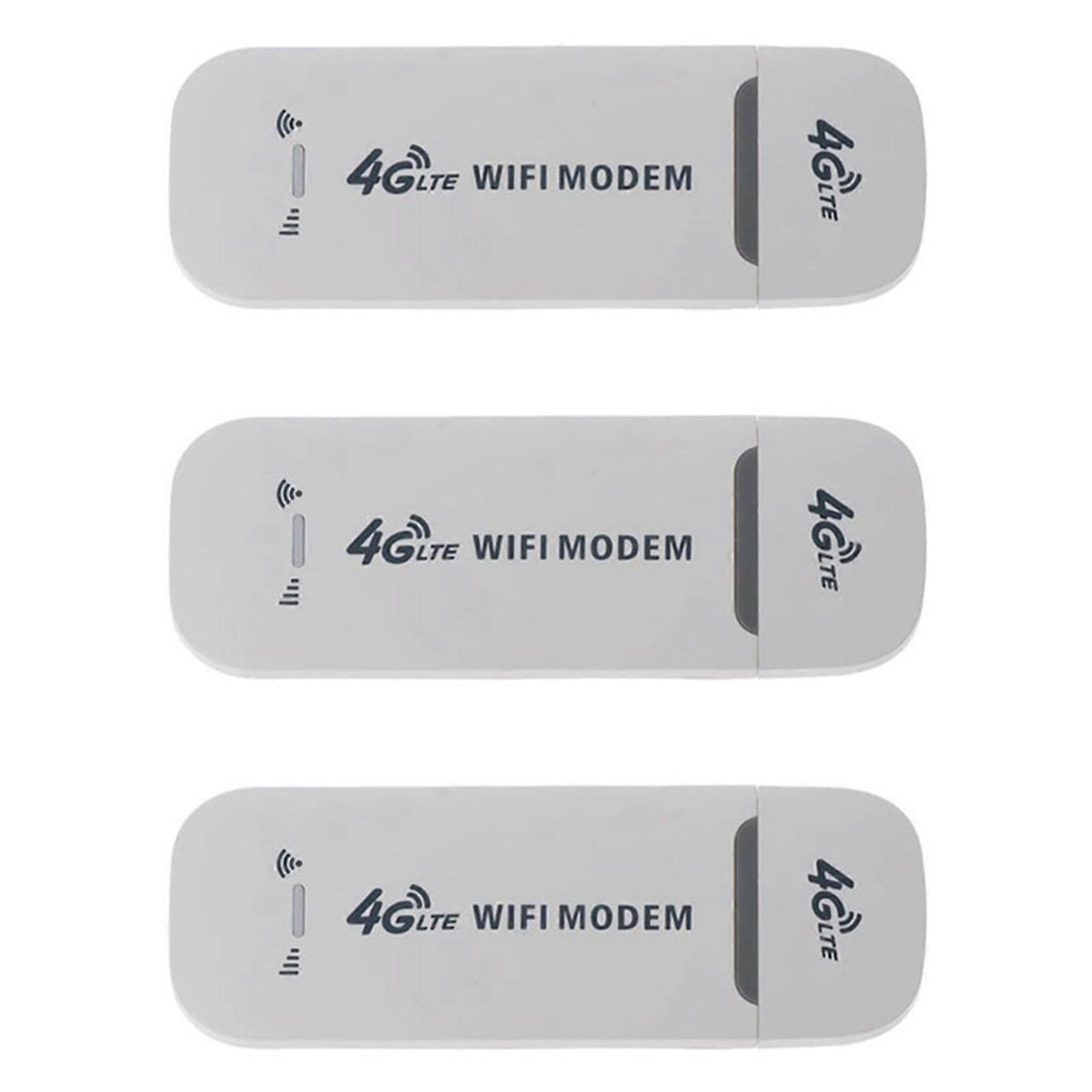 3X 4G LTE USB Modem Network Adapter with WiFi Hotspot SIM Card 4G Wireless Router for Win XP Vista 7