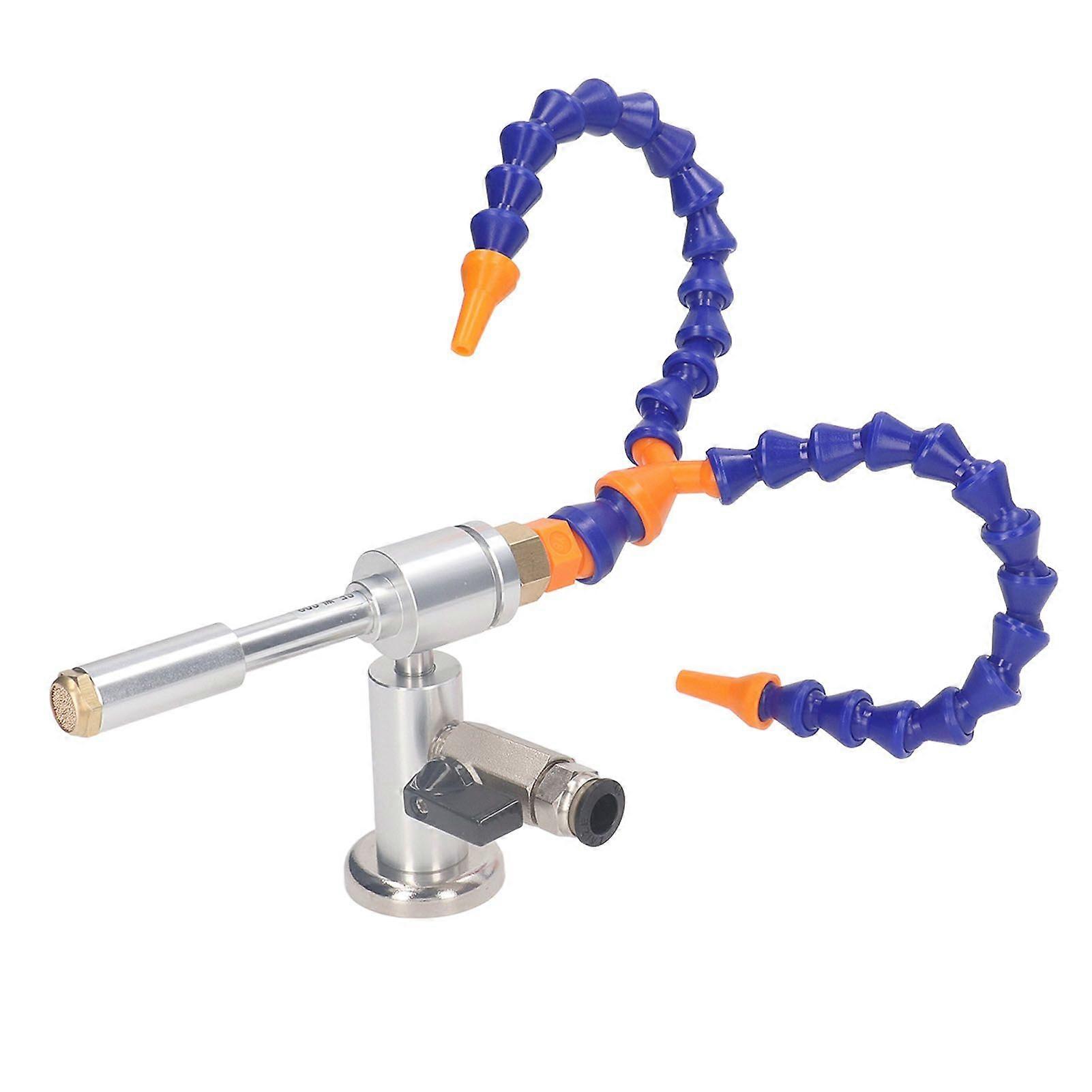 Cold Air Cooling Set Aluminum Alloy Air Gun Cooler with Double End Flexible Pipe and Fittings