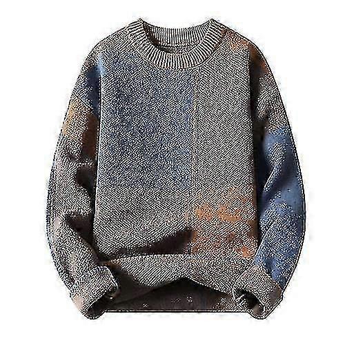 Men'S Jumpers Pullover Crew Neck Heavy Winter Sweat