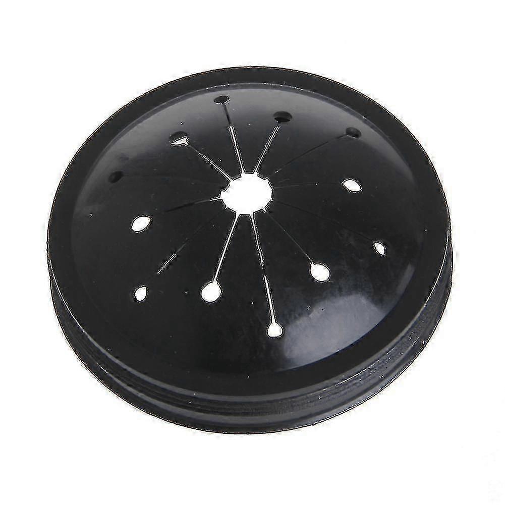 80mm Black Splash Guard for Garbage Disposal, Easy to Install and Suitable for Multiple Brands