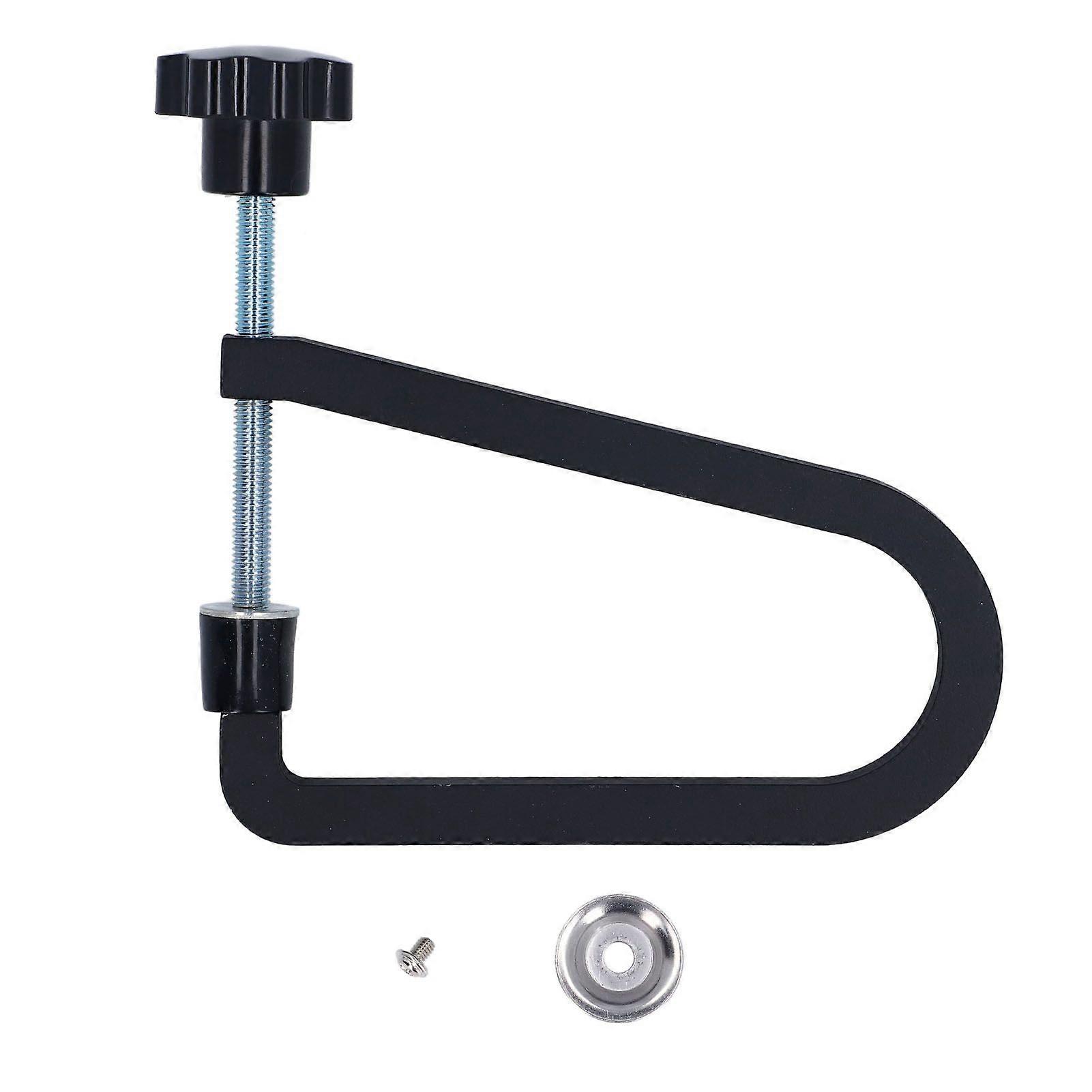 Classical Guitar Bridge Clamp Cast Steel U Shape Bridge Repair Maintenance Tool for Luthier Guitarist R259 Black