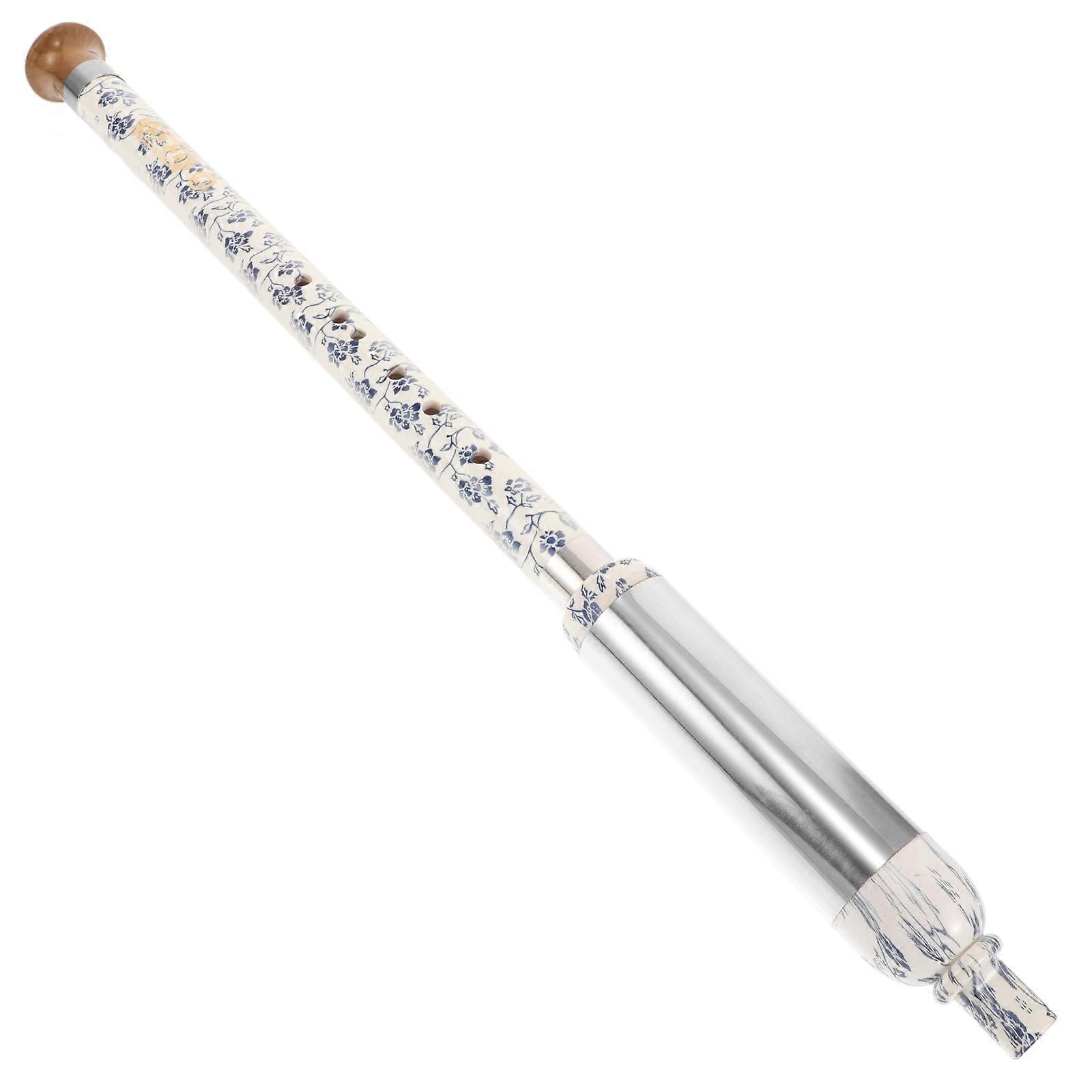 Vertical Blowing Bawu Ethnic Instrument for Decor 4Pcs G Tuning Flute