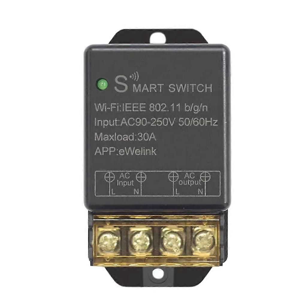 EWelink Smart WiFi Relay Smart Switch AC220V 110V 30A Wireless Remote Control 1 Way for Alexa Google Home Voice Control