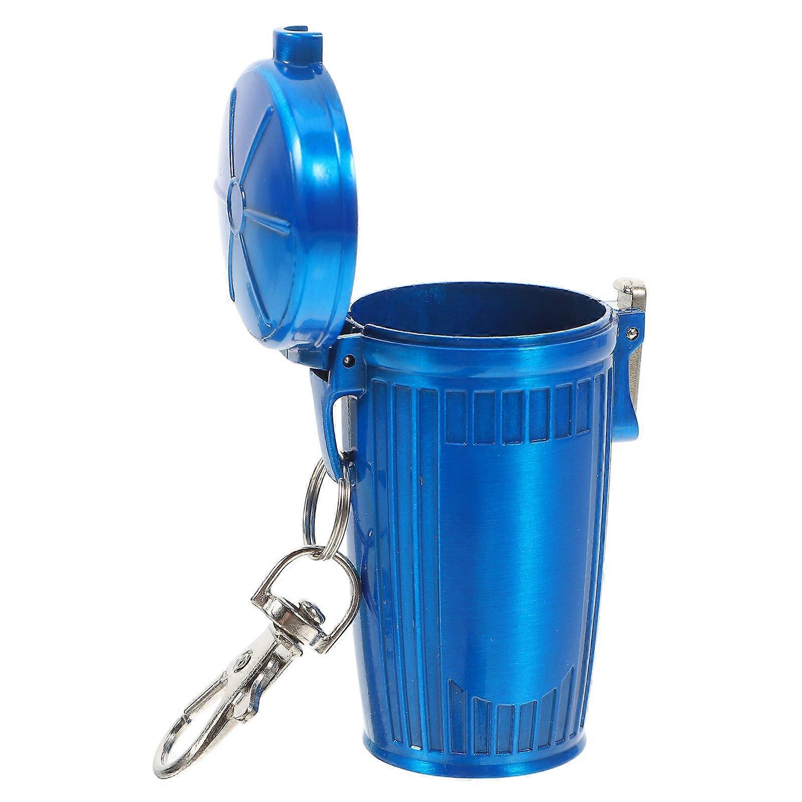 Travel Ashtray Portable Mini Keychain Design for Indoor and Car Use 1Pack