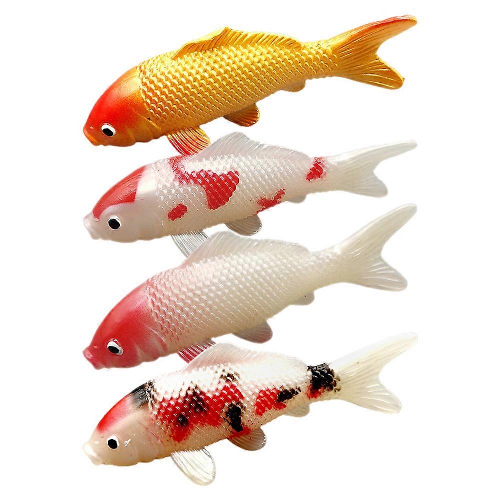 Decorative Carp Fish Shape Ornaments For Aquatic Environment And Freshwater Fish Pcs Unique Appearance PVC