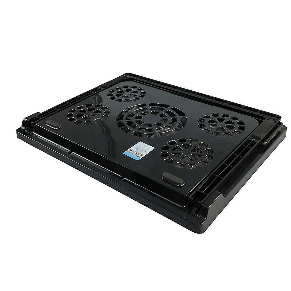 Portable Laptop Cooler 3 Pcs USB Powered Stand For Office Environment With Efficient Cooling And Black Design