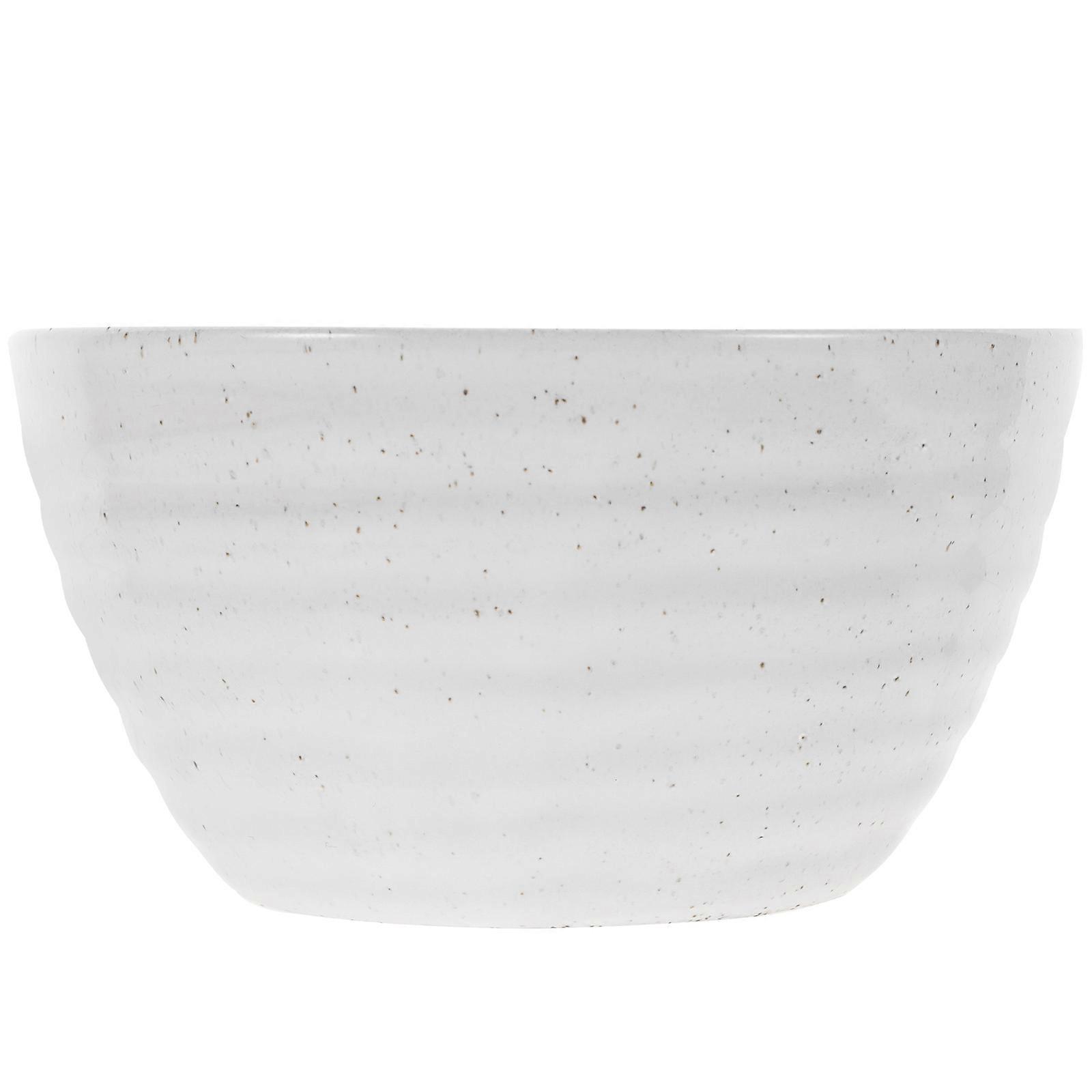 Nordic Style Pottery Bowl 3Pcs Round Ceramic Soup Bowl Ideal For Home Use Grey Color 15.4X7.8CM Suitable For Entertaining