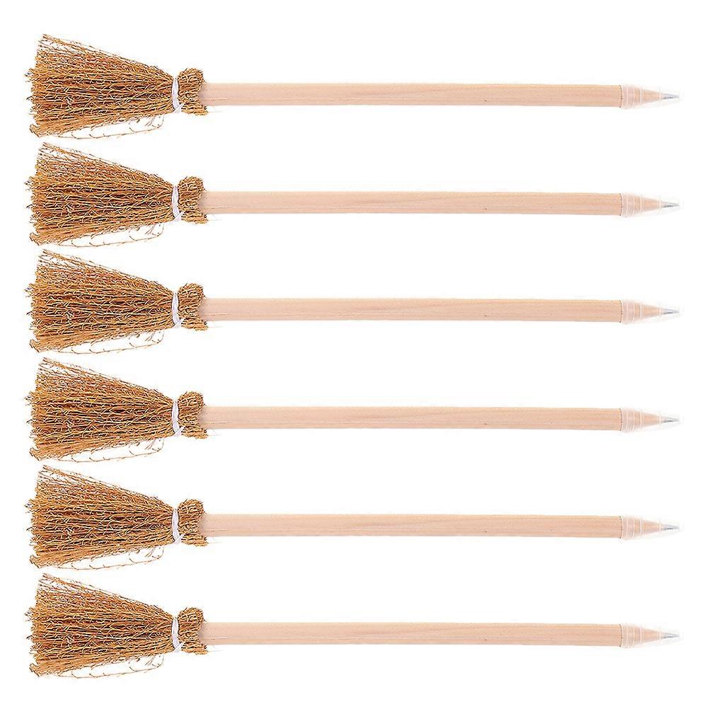 Broom Shaped Writing Pencil 18 Pcs Ideal For Artists Beginners And Students 20.50X2.50X2.50CM Beige Great For Sketching