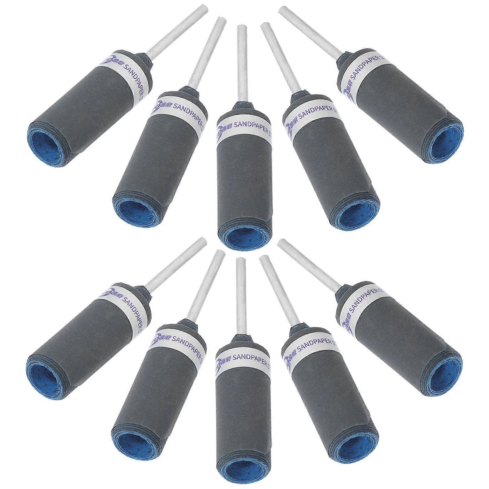 Sandpaper Stick 10Pcs Grey for Grinding with 1200 Grit Precision and Durable Material