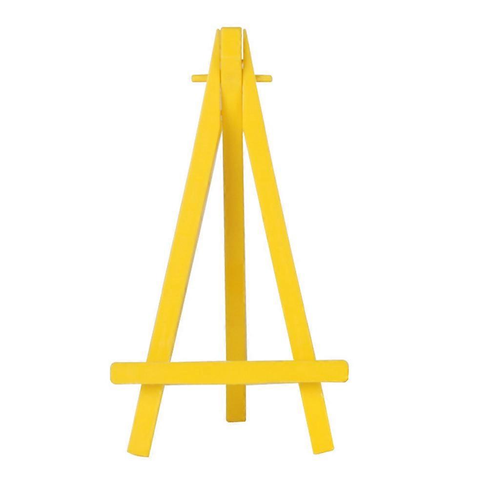 Mobile Phone Support Plastic Photo Frame Easel for Display 30Pcs Yellow