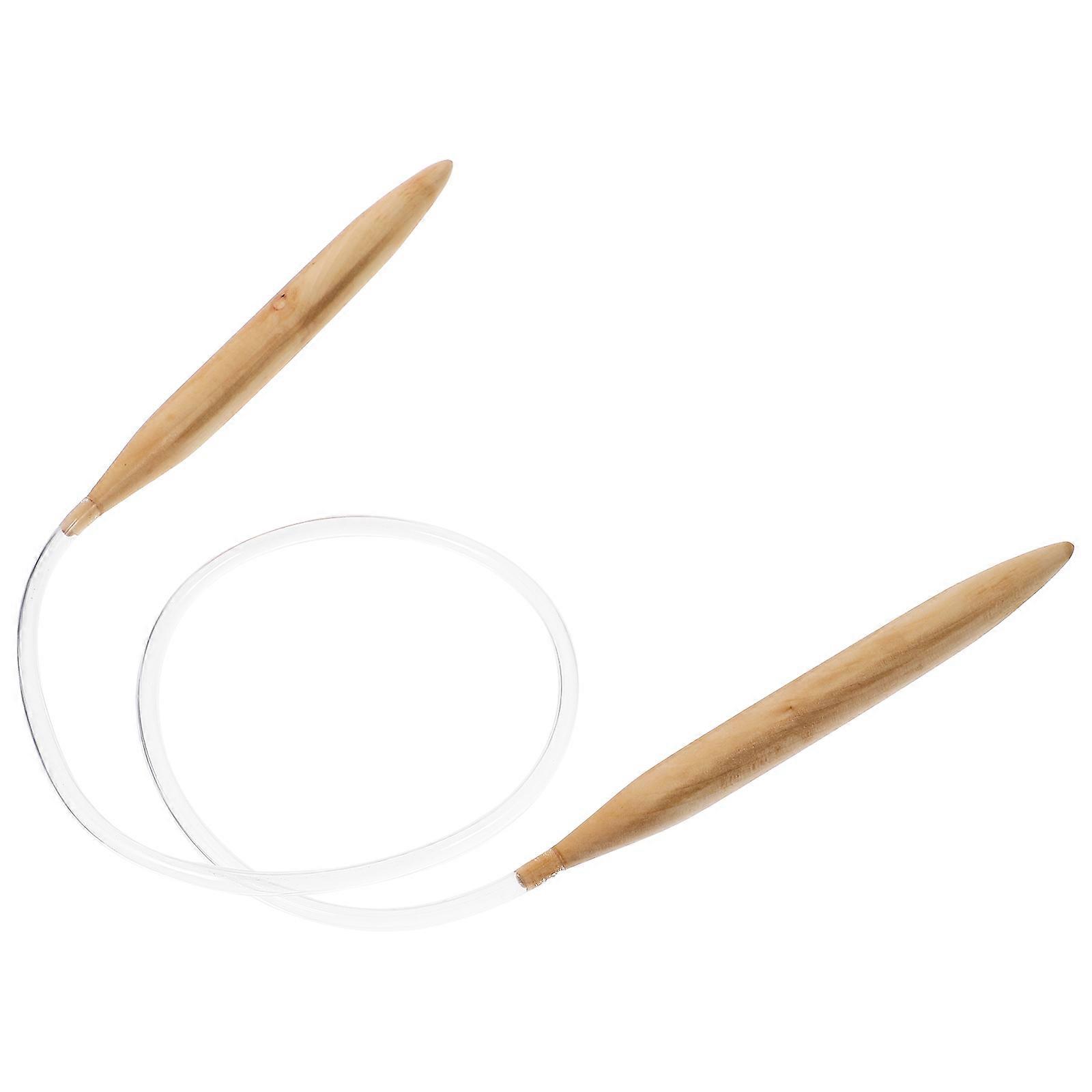 4Pcs Wooden Circular Knitting Needle for Sewing Hand Weaving Tools