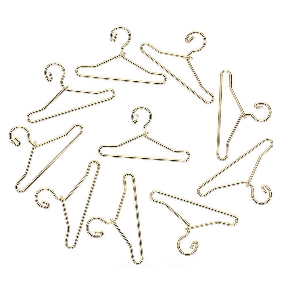Mini Hangers For Mini House Arrangement Crafted From Alloy To Organize Doll Clothes Ideal For Replacement With Decorative Function 180 Pcs
