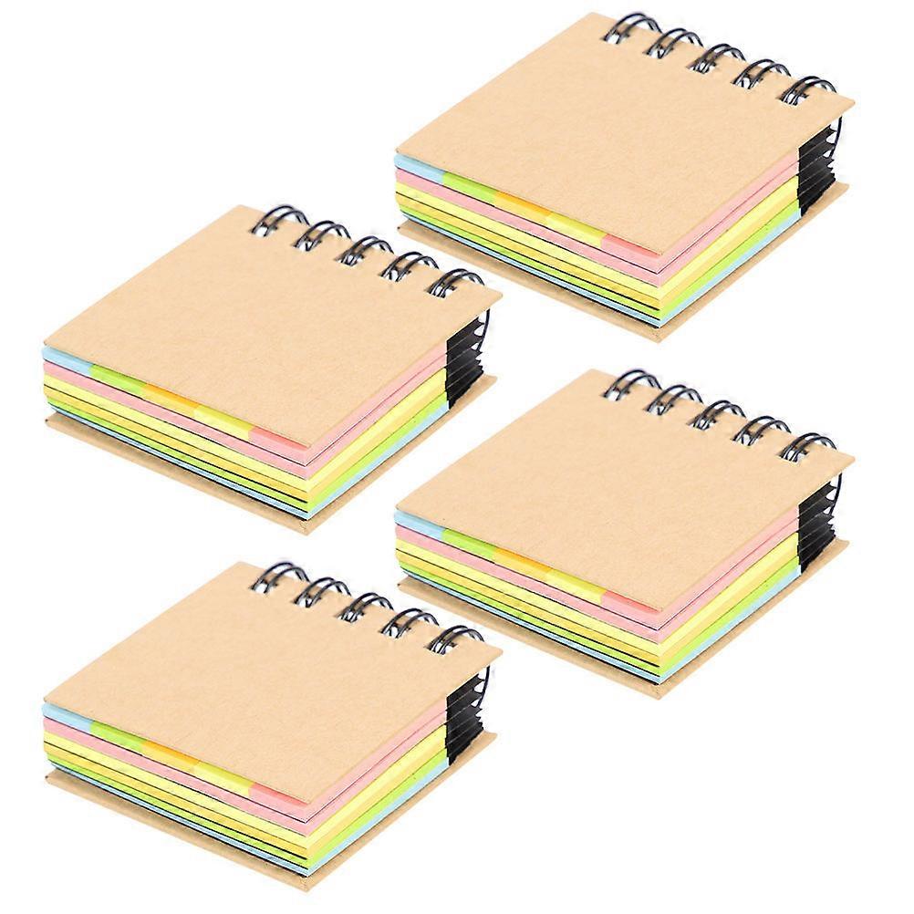 Small Spiral Notebooks for Writing Use 4Pcs Multi-Function Coil Pads
