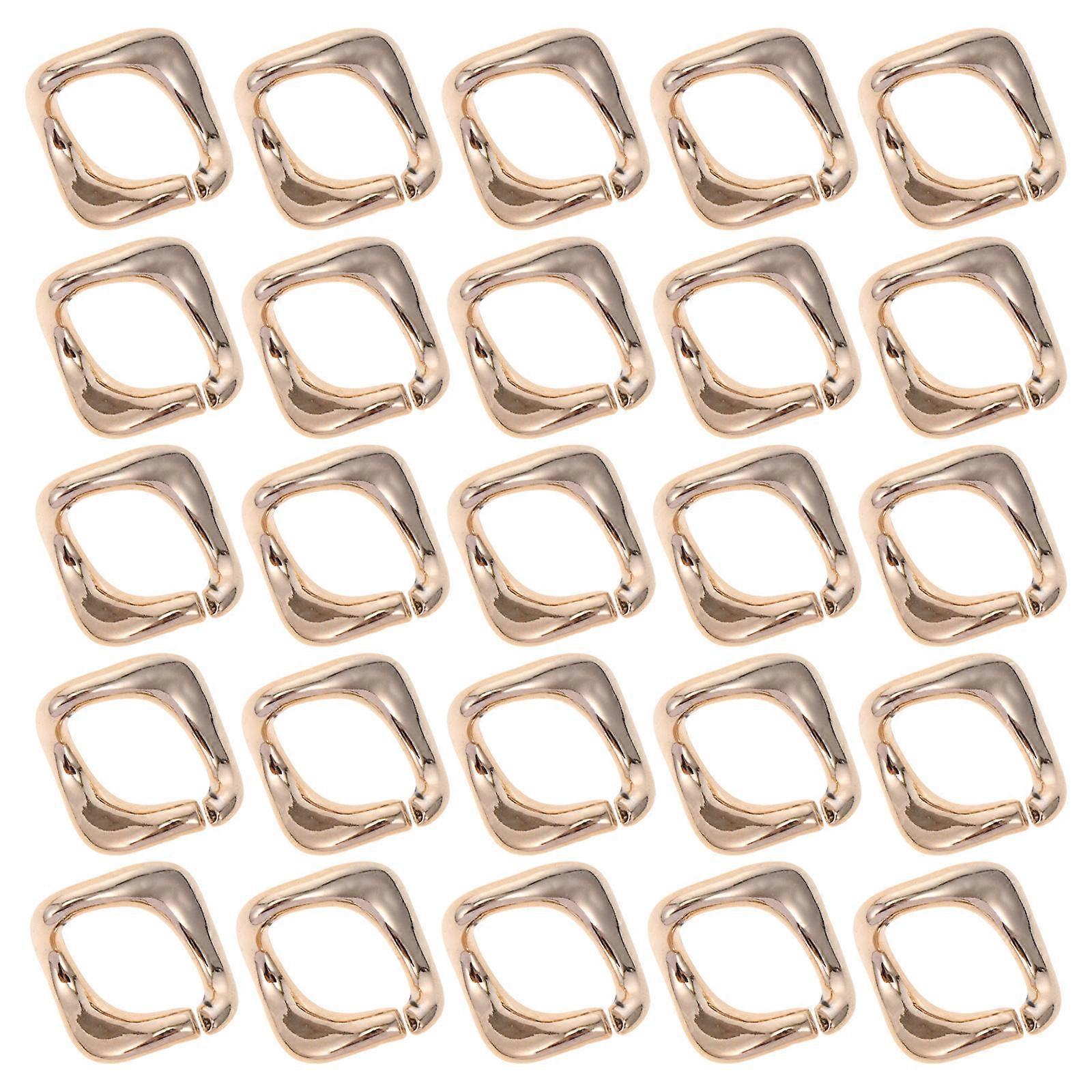 Rose Gold Chains Electroplating Chains for DIY 300Pcs Hip Hop Accessory