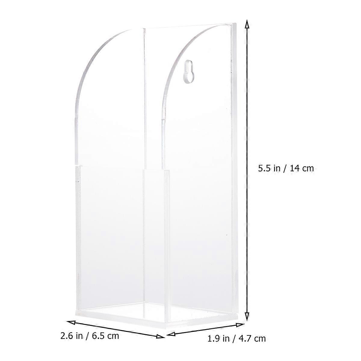 Hanging Storage Box Storage Cotainer for Holding Items 2Pcs Transparent Use