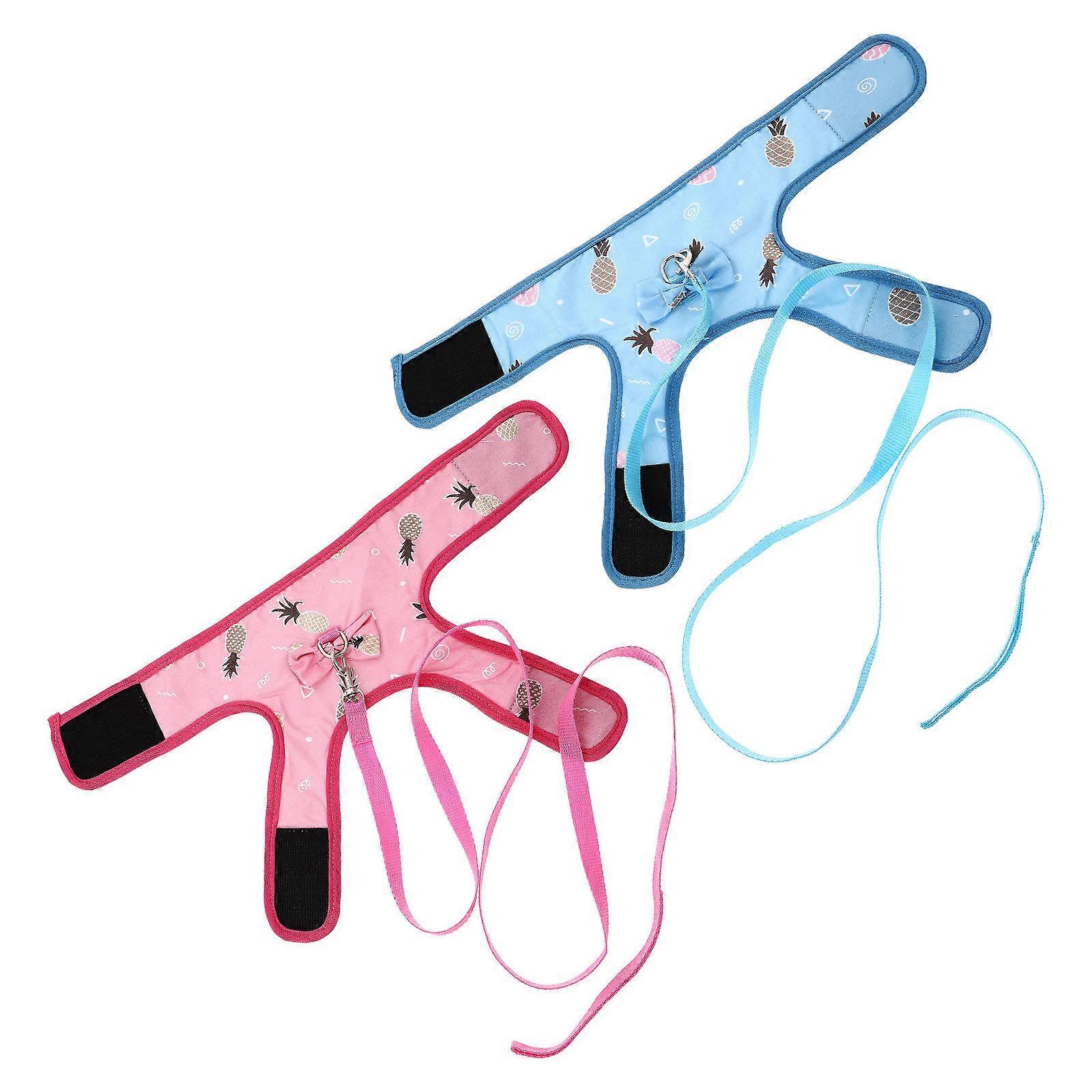 Bunny Vest and Leash Cloth Pet Harness for Rabbit Safety 1Set