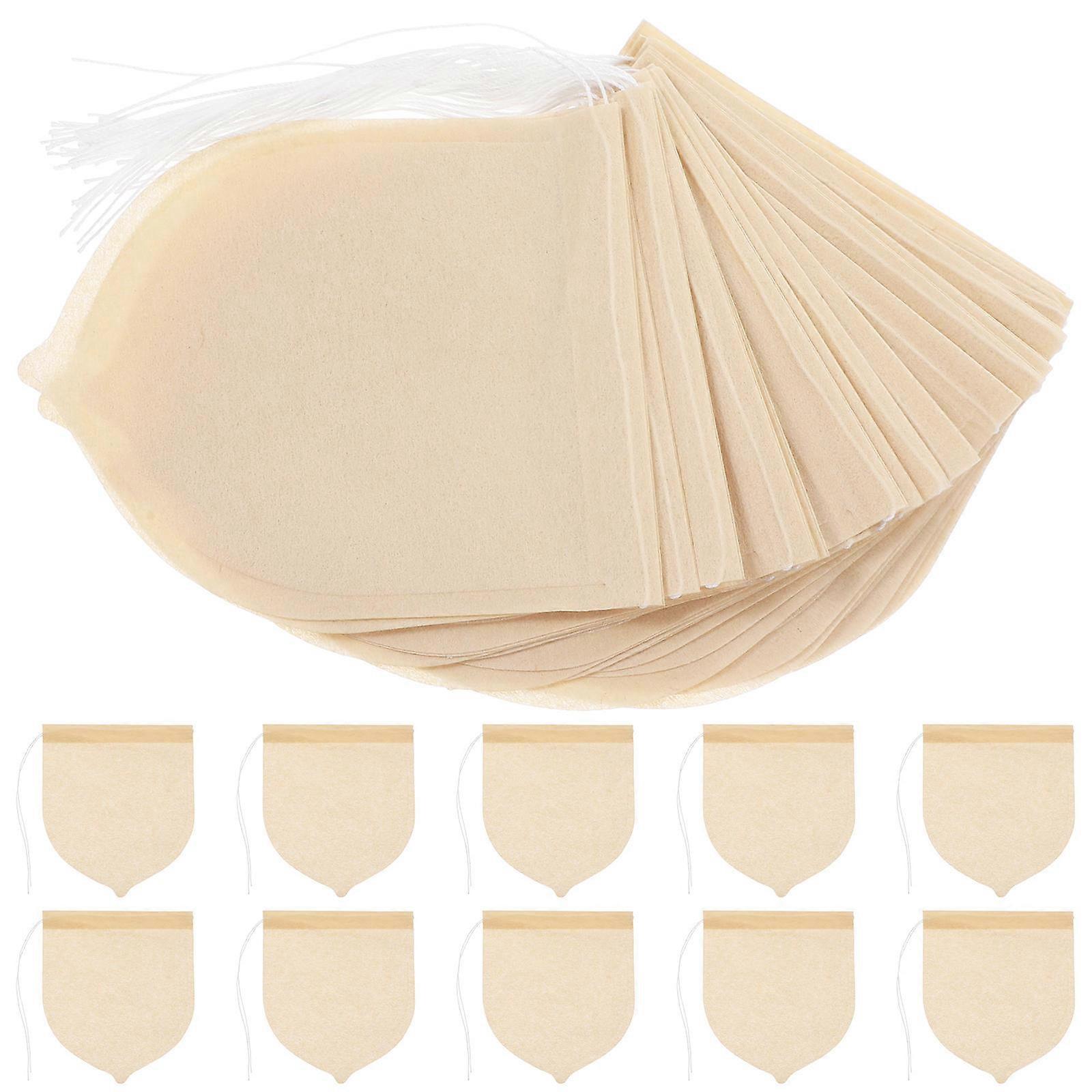 Drawstring Tea Filter Bags Disposable for Loose Tea Brewing 500Pcs