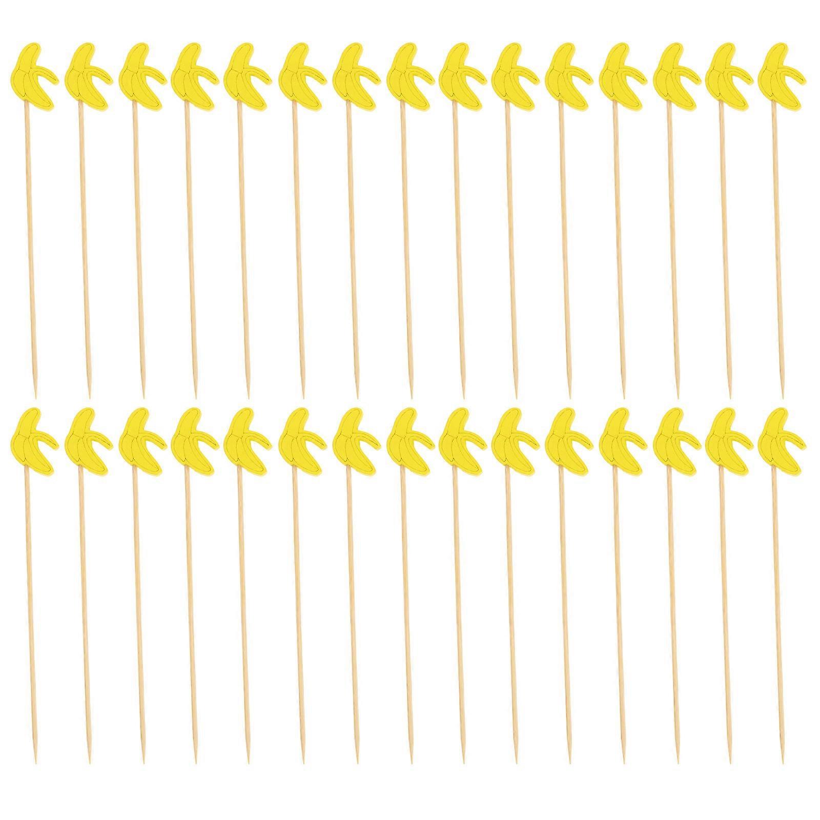 Sushi Sticks Fruit Stick For Theme Parties Simple Design 100Pcs
