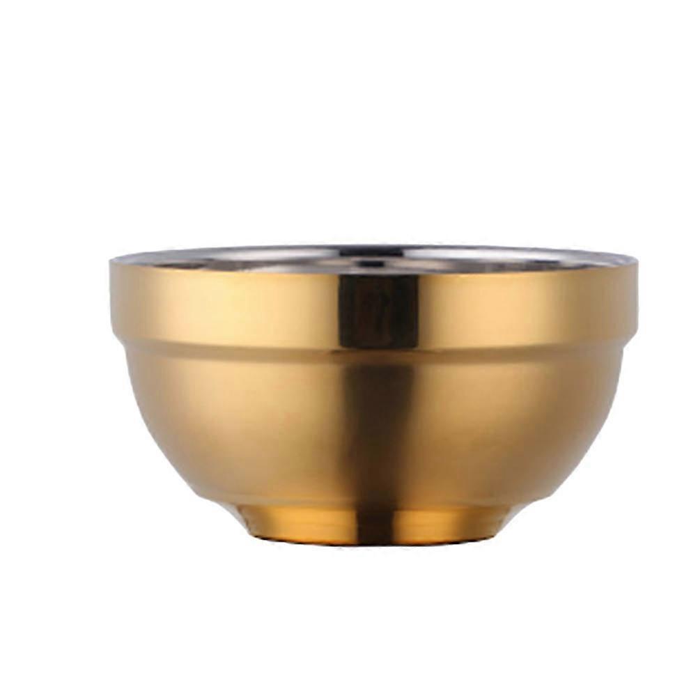 Snack Bowl Stainless Steel Bowl for Kitchen Usage Double-Layer 3Pcs