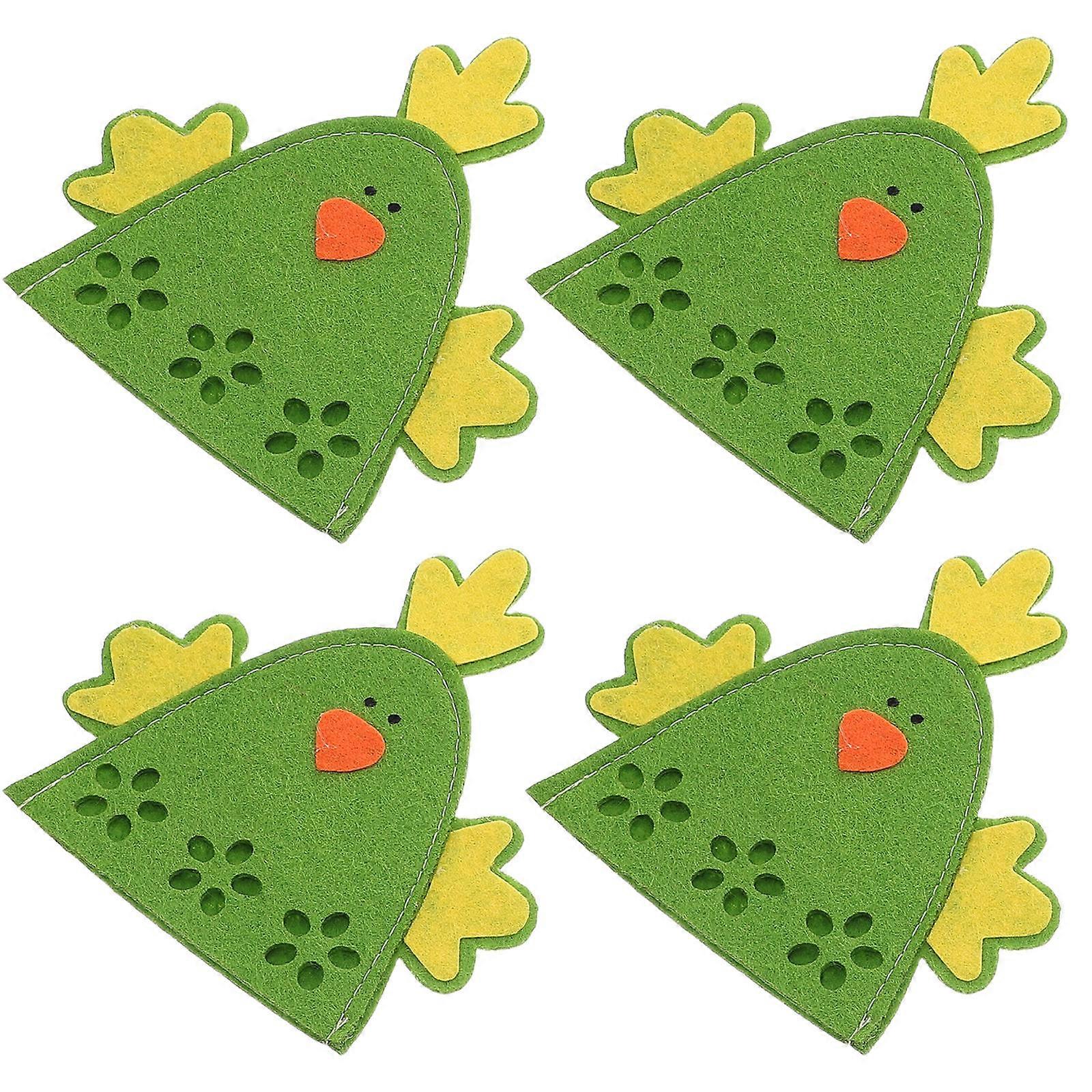 Decorative Easter Egg Storage Cloth Covers for Eggs Easter Chick 20Pcs